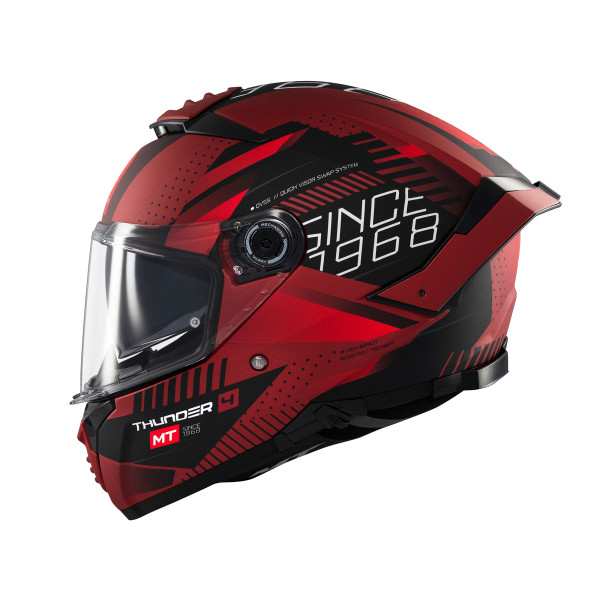 MT Helmets Mt thunder 4 lumin d5 matt red
